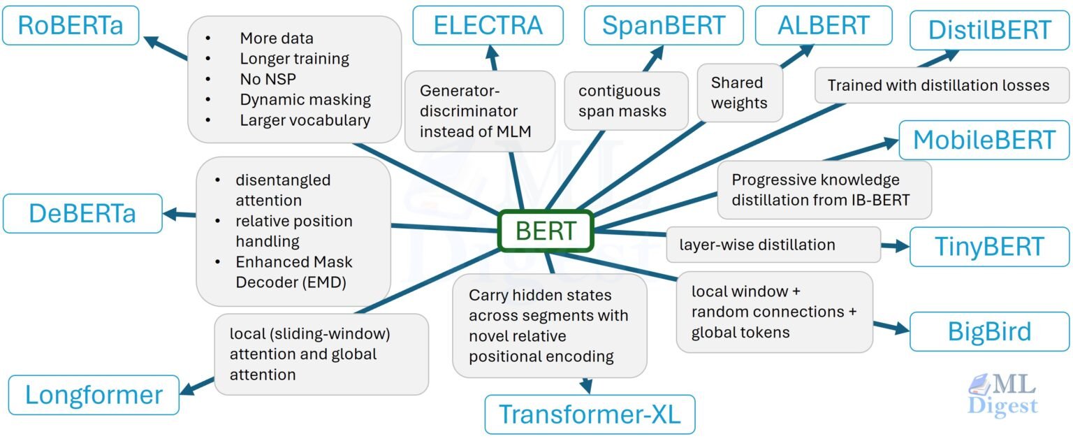 Bert Variants BERT Variants: A Practical, Technical Guide - ML Digest