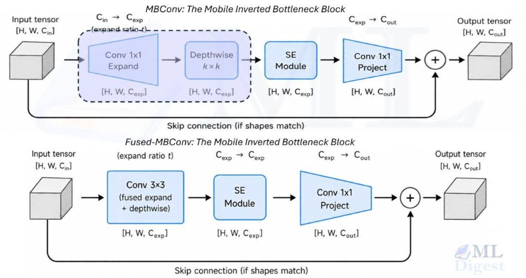efficientnet-v2-fused-mbconv-block